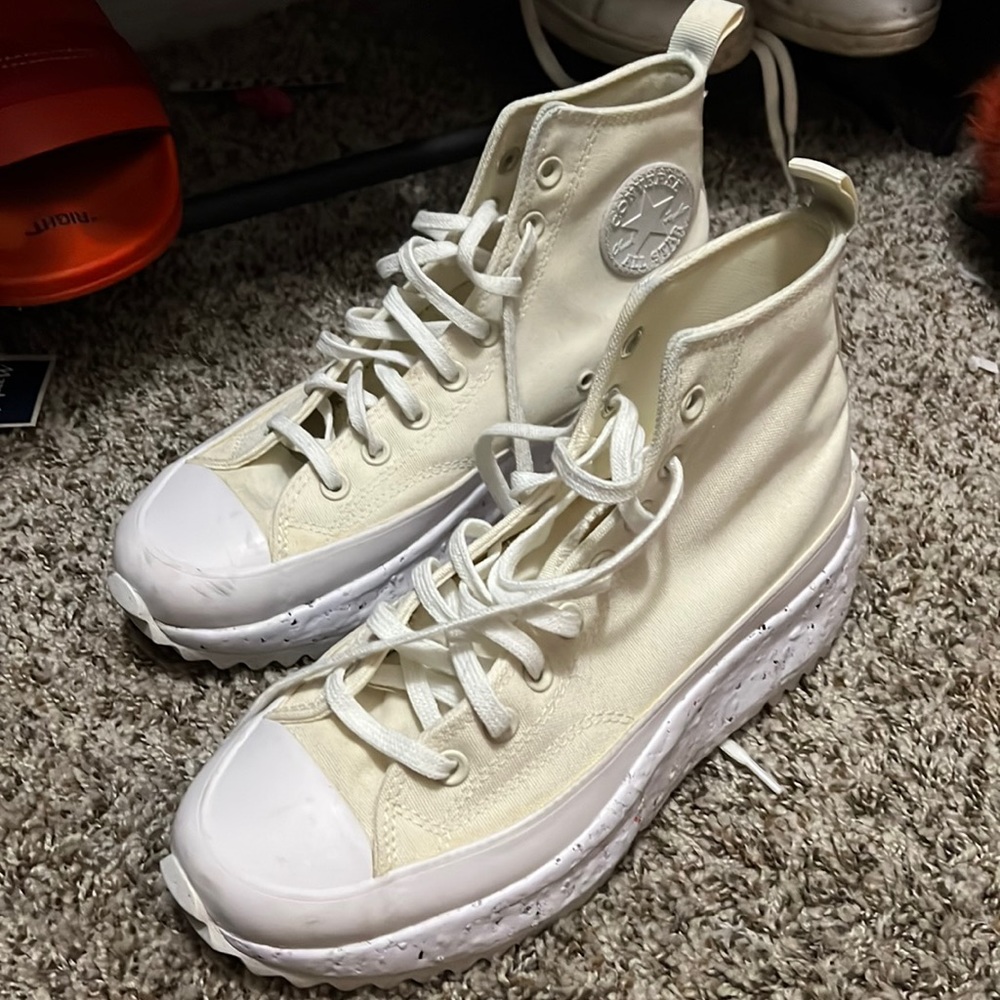 Off White High Top Converse